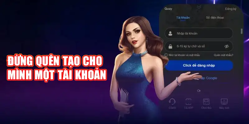 Đừng quên tạo ngay cho mình một tài khoản trước khi đăng nhập Luck8 bạn nhé!